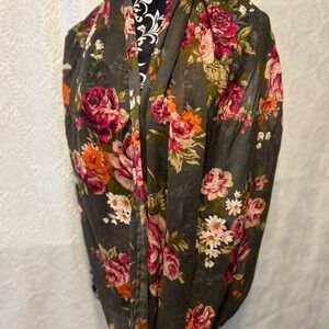 Candie’s Floral Infinity Scarf